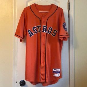 Authentic field worn Astros Bat Boy jersey